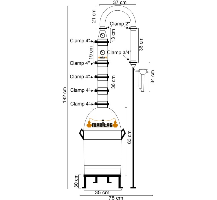 Modular Alembic 60 L RECTIFIER GAS
