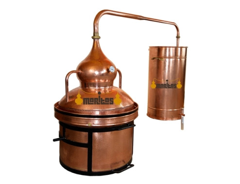 Alambicco idraulico da 400 litri + Termometro + Alcoholometro SOLIDI