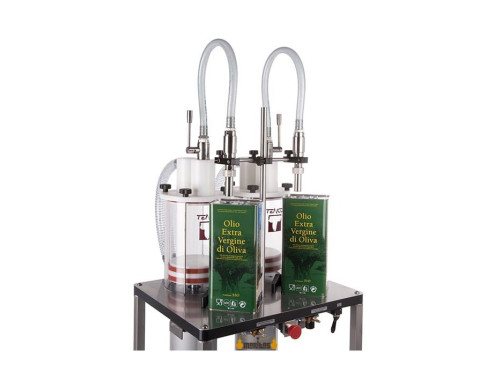 Llenadora vertical volumétrica dosis 250 a 5000ml con 2 cilindros inox