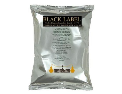 1 kg di lievito Black Label