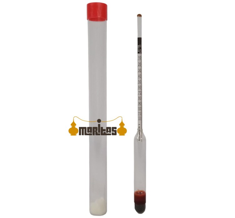 Mostimeter Mostimeter - Densimeter with scale -10 +120° Oechslemeter + Plastic ...